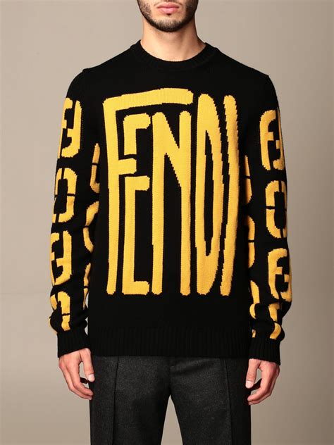 all black fendi sweater|vintage Fendi sweater.